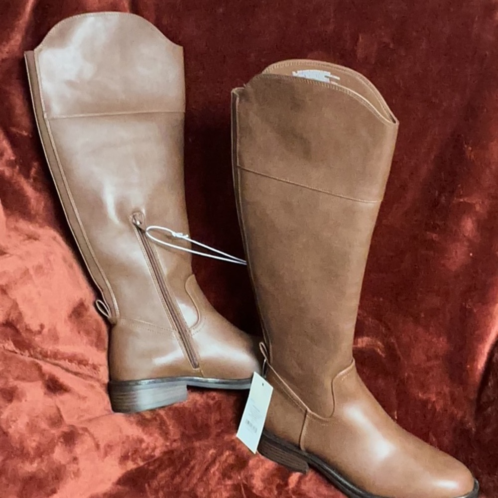 a new day Brown Heeled Boots